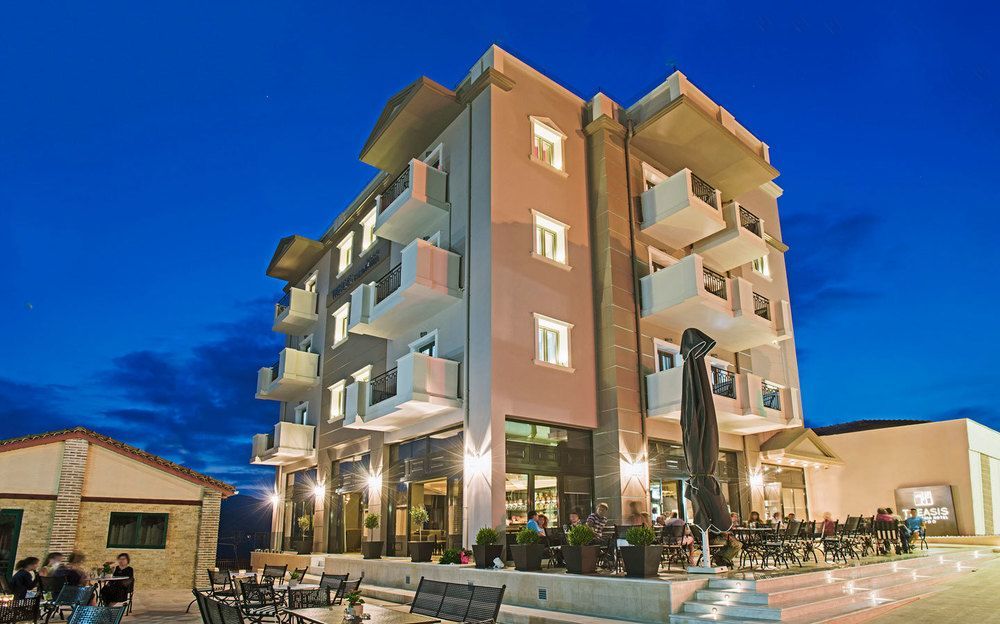 Theasis Hotel Paramythia Exteriör bild